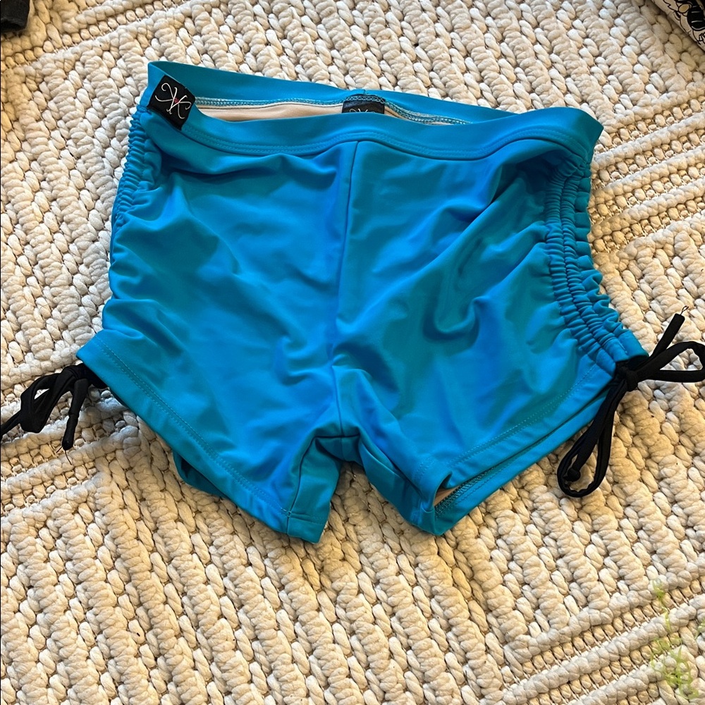 Kandi Kouture Aqua Blue with Black Ties